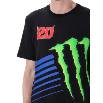 Fabio Quartararo koszulka męska Monster Energy Logo black 2026