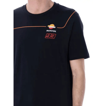 Marc Marquez koszulka męska small logo 93 dark blue 2026