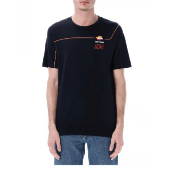 Marc Marquez koszulka męska small logo 93 dark blue 2026