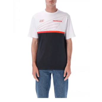 Triko HRC Honda X Marc Marquez bílé
