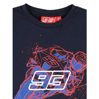 Marc Marquez koszulka dziecięca Motorbike dark blue - ages 6–7 2026