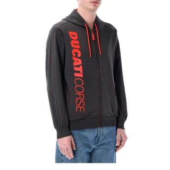 Ducati Corse bluza męska dark gray with logo - M 2026