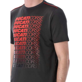 Ducati Corse koszulka męska inscriptions dark gray 2026
