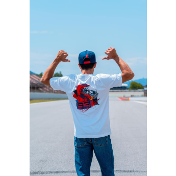 Marc Marquez 93 - Red Bull fanouškovské tričko bílé - XXL