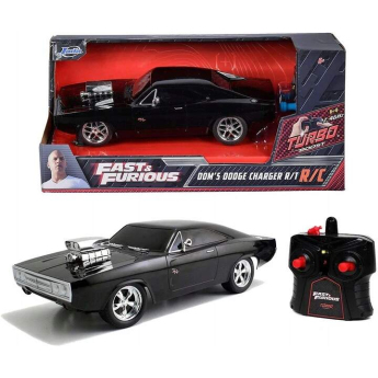Samochody i motocykle model 1/24 Fast & Furious Dodge Charger Dom”s Remote-Controlled
