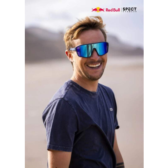 Red Bull Racing okulary przeciwsłoneczne DAFT white with red-orange glass