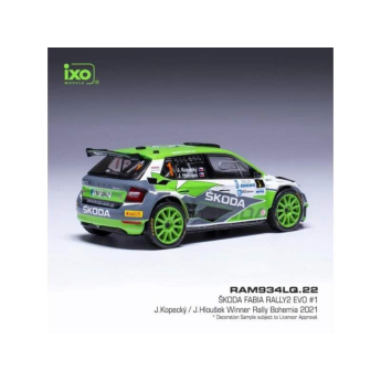 Samochody i motocykle model 1/43 Škoda Fabia Rally2 EVO - Rally Bohemia 2021 #1 Kopecky