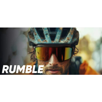 Red Bull Racing okulary przeciwsłoneczne RUMBLE black with blue-purple glass