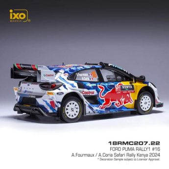 Samochody i motocykle model 1/18 IXO Ford Puma Rally 1, WRC, Safari Rallye Kenia, 2024, #16,