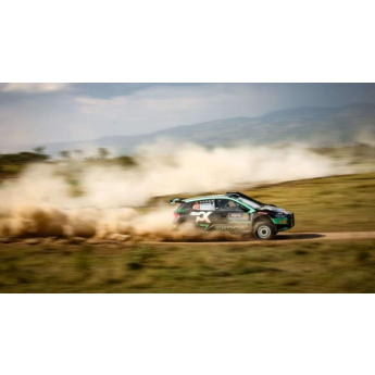Samochody i motocykle model 1/18 IXO Škoda Fabia Rally2, WRC, Safari Rallye Kenia, 2024, #22,