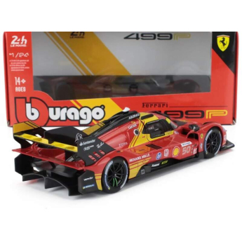 Samochody i motocykle model 1/24 Ferrari 499P #50 Winner Le Mans 2024
