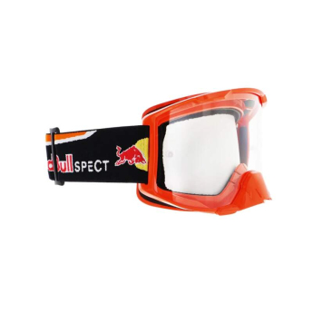 Red Bull Racing gogle motocrossowe STRIVE orange with clear glass