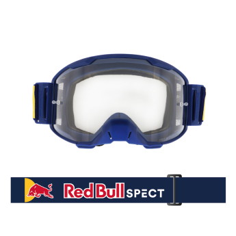 Red Bull Racing gogle motocrossowe STRIVE S, dark blue with clear glass