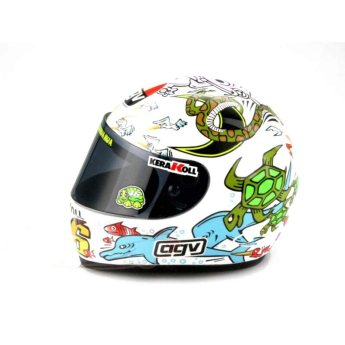 Samochody i motocykle model kasku 1:5 Moto GP Valentino Rossi Valencia 2005