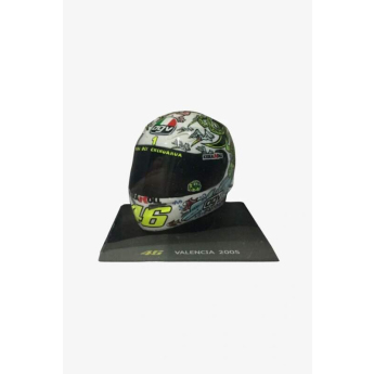 Samochody i motocykle model kasku 1:5 Moto GP Valentino Rossi Valencia 2005