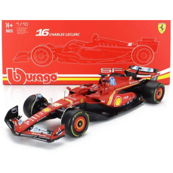 Samochody i motocykle model 1/18 Ferrari SF-24 - Charles Leclerc - Deluxe edice