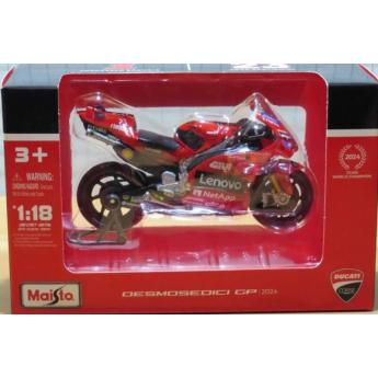 McLaren Honda model 1/18 Ducati MotoGP GP24 - Francesco Bagnaia #1