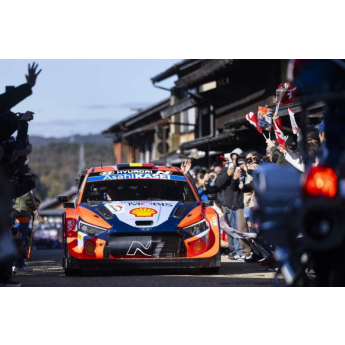 Samochody i motocykle model 1/18 IXO Hyundai I20 N WRC Rally Japan 2024 World Champion T. Neuville