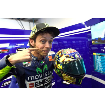 Samochody i motocykle model kasku 1:5 MotoGP Valentino Rossi Mugello 2014