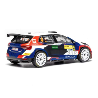 Samochody i motocykle model 1/43 IXO Škoda Fabia Rally2 - Lavanttal Rally 2024 #4 Wagner - Ostlender
