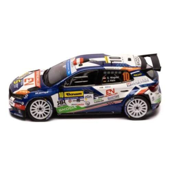 Samochody i motocykle model 1/43 Škoda Fabia Rally2 - Barum Rally 2024 #10 S.Wagner - J.Hain