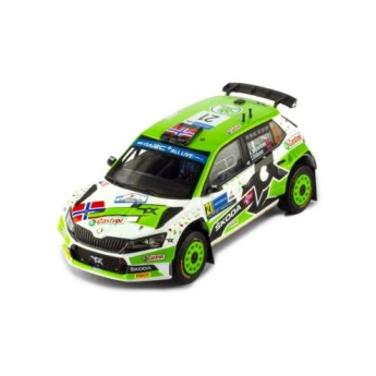 Samochody i motocykle model 1/43 Fabia Rally2 EVO #21 A.Mikkelsen - T.Eriksen Rally Estonia 2022