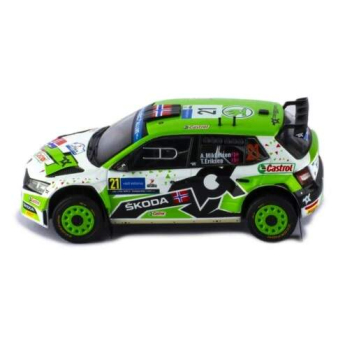Samochody i motocykle model 1/43 Fabia Rally2 EVO #21 A.Mikkelsen - T.Eriksen Rally Estonia 2022