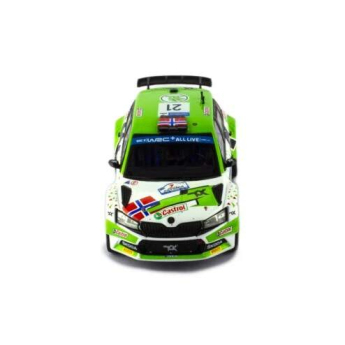 Samochody i motocykle model 1/43 Fabia Rally2 EVO #21 A.Mikkelsen - T.Eriksen Rally Estonia 2022