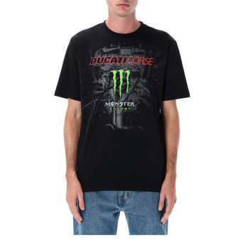 Ducati Corse koszulka męska Monster Energy black 2026