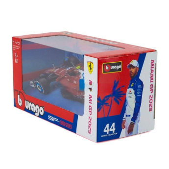 Samochody i motocykle model 1/43 Scuderia Ferrari SF-25Lewis Hamilton #44 Miami GP 2025