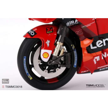 Samochody i motocykle model 1/12 TSM MotoGP - Ducati Desmosedici Francesco Bagnaia GP22 #63 2022