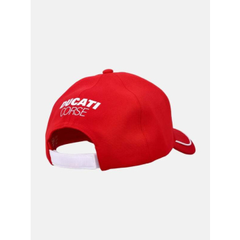 Ducati Corse czapka baseballówka Debossed Grid red 2026