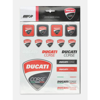 Ducati Corse duże naklejki A4 official 2026
