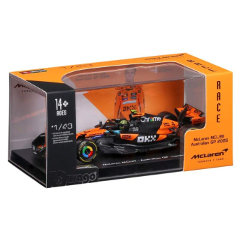 Samochody i motocykle model 1/43 McLaren F1 MCL39 2025 Lando Norris #4 Signature