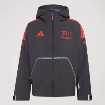 Audi F1 męska kurtka z kapturem Mechanics Rain grey F1 Team 2026