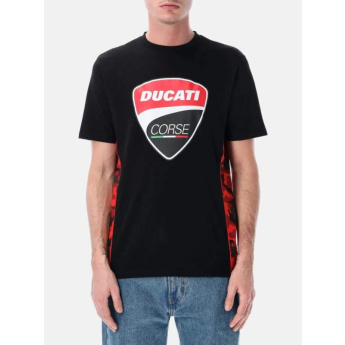 Ducati Corse koszulka męska camu logo black