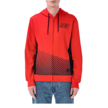 Marc Marquez męska bluza z kapturem Stripes red 2026