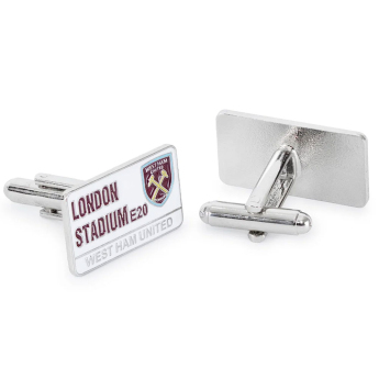 West Ham United spinki mankietowe Street Sign Cufflinks