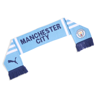 Manchester City szalik zimowy Essential blue