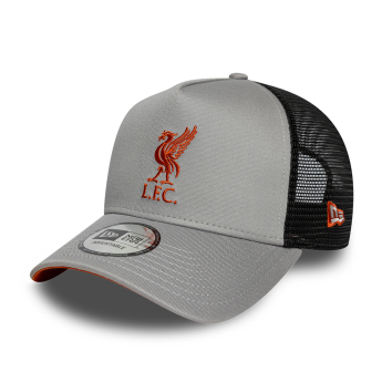 Liverpool czapka baseballówka 9forty Trucker grey