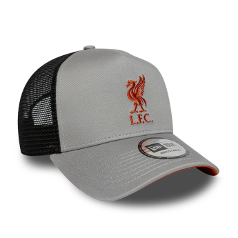 Liverpool czapka baseballówka 9forty Trucker grey