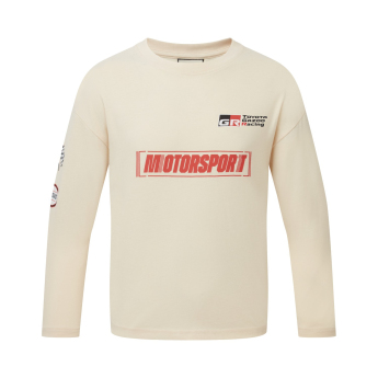 Toyota Gazoo Racing dziecięcka koszulka z długim rękawem Engineer beige 2026