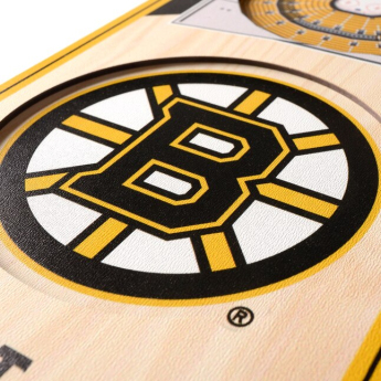 Boston Bruins tablica na ścianę NHL Banner na stěnu W Sports Stadium Logo
