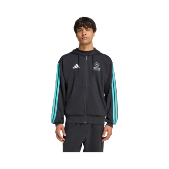 Mercedes AMG Petronas męska bluza z kapturem DNA black F1 Team 2026