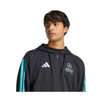 Mercedes AMG Petronas męska bluza z kapturem DNA black F1 Team 2026