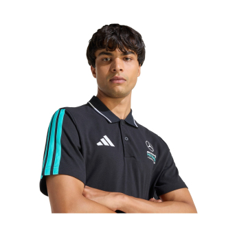 Mercedes AMG Petronas męska koszulka polo DNA black F1 Team 2026