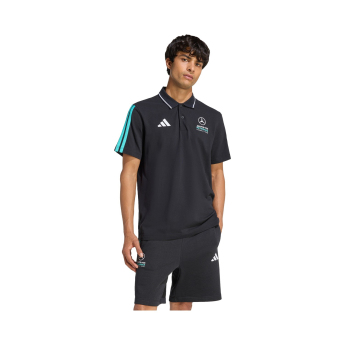 Mercedes AMG Petronas męska koszulka polo DNA black F1 Team 2026