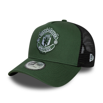 Manchester United czapka baseballówka 9Forty Trucker green