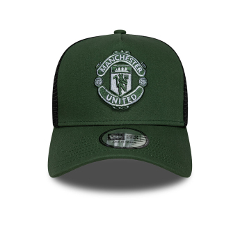 Manchester United czapka baseballówka 9Forty Trucker green