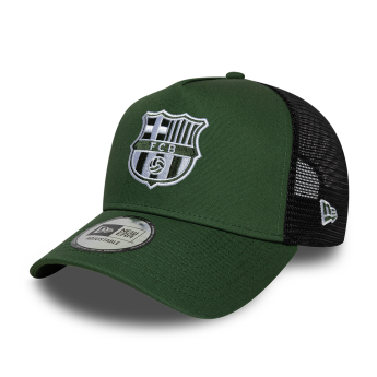 Barcelona czapka baseballówka 9forty Trucker Faux green